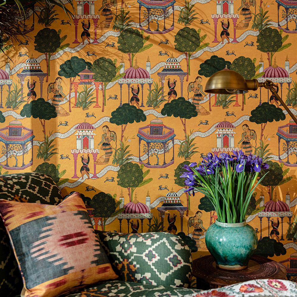Maghreb Wallpaper Mural - Turmeric - by Mind the Gap