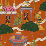 Panoramique Maghreb Wallpaper Mural - Orange - Mind the Gap. Cliquez pour en savoir plus et lire la description.