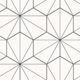 Papier peint Hedron Geometric - Blanc - Etten. Cliquez pour en savoir plus et lire la description.