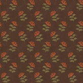 Mulberry Sprig Wallpaper - Espresso - by Mulberry Home. Click for more details and a description.