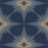 North Star Wallpaper - Navy - by Etten. Click for more details and a description.