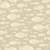 Papier peint Fishes - Beige - Eijffinger. Cliquez pour en savoir plus et lire la description.