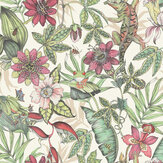 Rainforest Wallpaper - Cream & Multi Coloured - by York. Click for more details and a description.