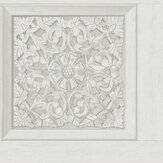 Carved Panel Wallpaper - Stone Grey - by Albany. Click for more details and a description.