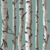 Birch Trees Wallpaper - Blue - by Albany. Click for more details and a description.