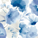 Papier peint Watercolour Bouquet - Cobalt - York. Cliquez pour en savoir plus et lire la description.