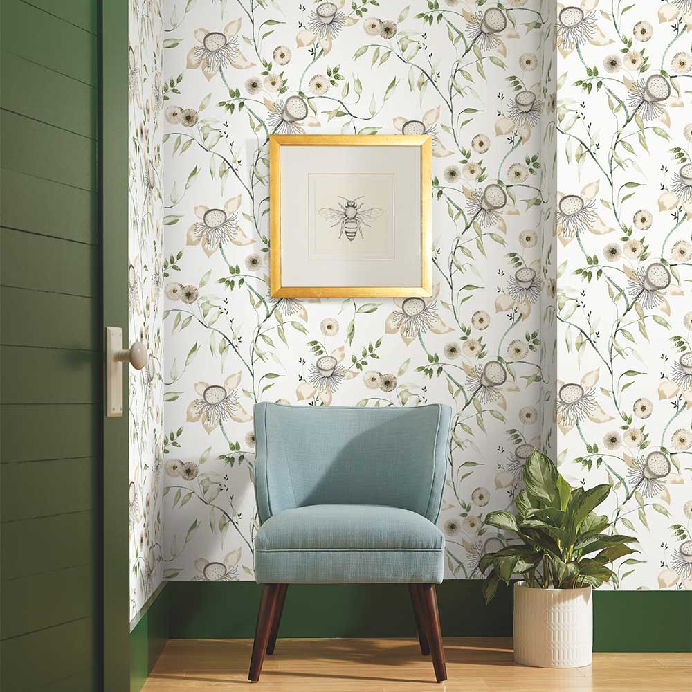 Dream Blossom Wallpaper - Neutral - by York