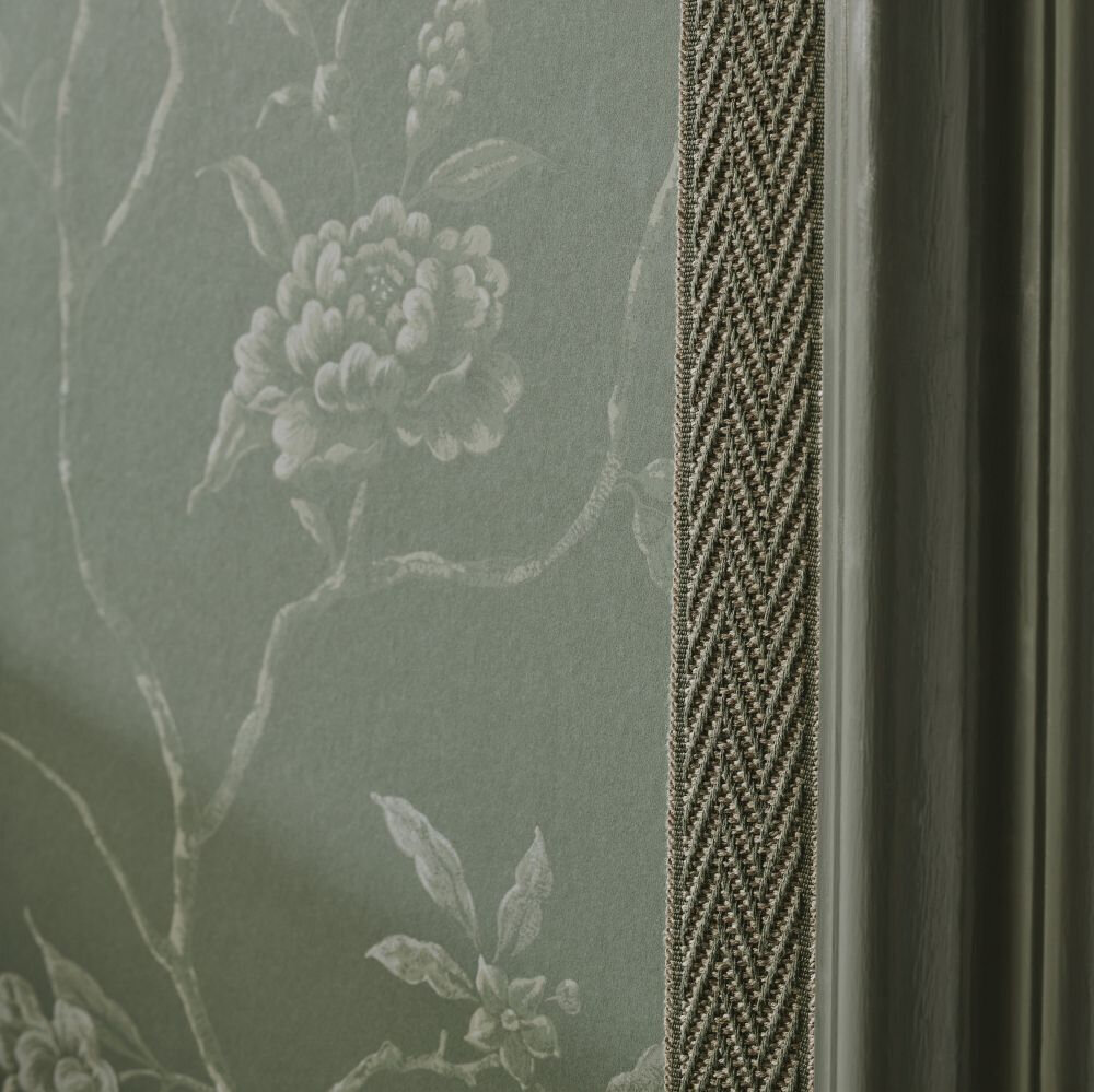 Delancey Wallpaper - Aqua - by Colefax and Fowler