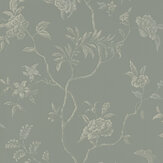 Delancey Wallpaper - Pale Blue - by Colefax and Fowler. Click for more details and a description.