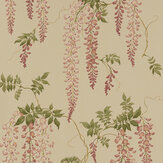 Seraphina Wallpaper - Old Pink / Leaf - by Colefax and Fowler. Click for more details and a description.
