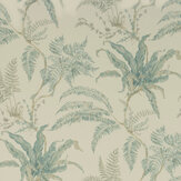 Woodfern Wallpaper - Aqua - by Colefax and Fowler. Click for more details and a description.