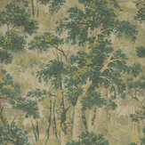 Arden Wallpaper - Leaf Green - by Colefax and Fowler. Click for more details and a description.