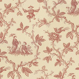 Toile Chinoise Wallpaper - Pink - by Colefax and Fowler. Click for more details and a description.