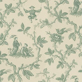 Toile Chinoise Wallpaper - Forest - by Colefax and Fowler. Click for more details and a description.