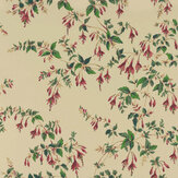 Fuchsia Wallpaper - Red / Forest - by Colefax and Fowler. Click for more details and a description.