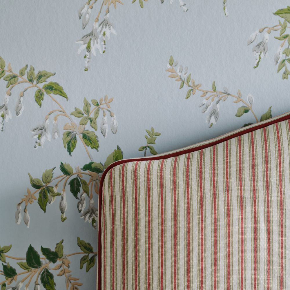 Fuchsia Wallpaper - Old Blue - by Colefax and Fowler