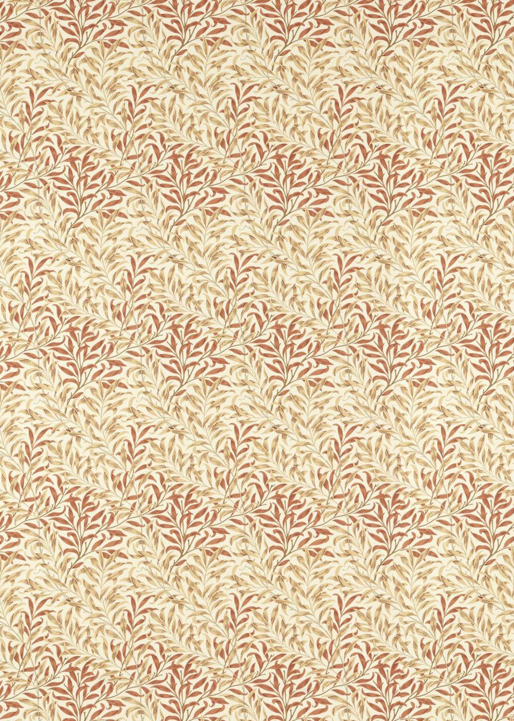 Willow Bough Fabric - Russet / Wheat - by Morris