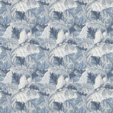 Acanthus Fabric - Indigo - by Morris. Click for more details and a description.
