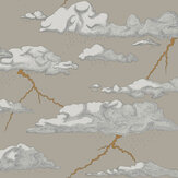 Papier peint Storm Clouds - Gris ciel - Abigail Edwards. Cliquez pour en savoir plus et lire la description.