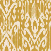 Padmasalis Wallpaper - Mustard - by Coordonne. Click for more details and a description.