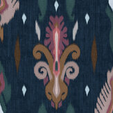 Sumba Wallpaper - Navy - by Coordonne. Click for more details and a description.
