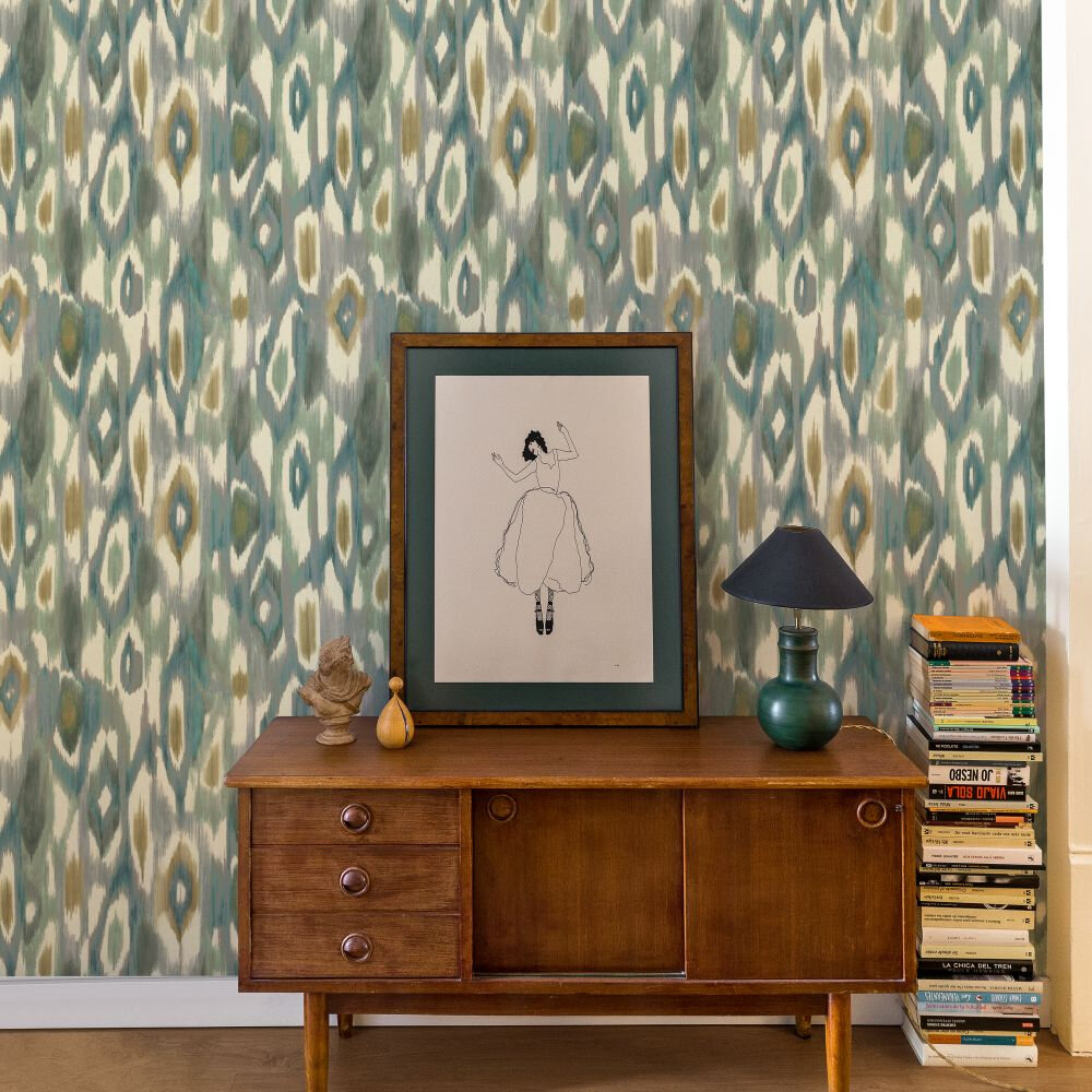 Abr Wallpaper - Green - by Coordonne