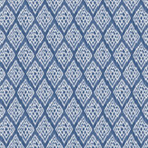 Kasuri Wallpaper - Blue - by Coordonne. Click for more details and a description.
