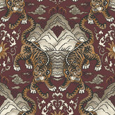 Tora Wallpaper - Maroon - by Albany. Click for more details and a description.