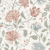 Annabelle Wallpaper - Terracotta - by Sandberg. Click for more details and a description.