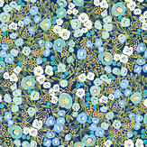 Papier peint Flora Ditsy - Bleu céruléen - Ohpopsi. Cliquez pour en savoir plus et lire la description.