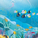 Panoramique Under The Sea Adventure Medium - Bleu aqua - Origin Murals. Cliquez pour en savoir plus et lire la description.