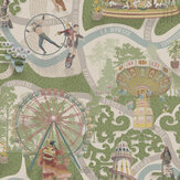 Papier peint Carnival Map - Vert herbe - Brand McKenzie. Cliquez pour en savoir plus et lire la description.
