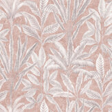 Palm Life Mural - Coral - by Metropolitan Stories. Click for more details and a description.