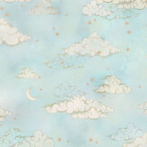 Papier peint Starry Clouds - Ciel vert - Brand McKenzie. Cliquez pour en savoir plus et lire la description.