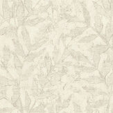 Metallic Leaf Wallpaper - Cream - by Albany. Click for more details and a description.