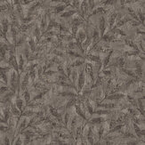 Metallic Leaf Wallpaper - Anthracite - by Albany. Click for more details and a description.