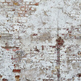 Weathered Brick Mural - Grey - by Metropolitan Stories. Click for more details and a description.