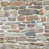 Bricks & Mortar Mural - Multi - by Metropolitan Stories. Click for more details and a description.