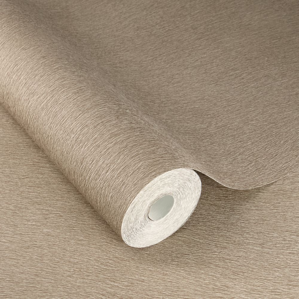 Textured Plain Wallpaper - Warm Beige - by Albany