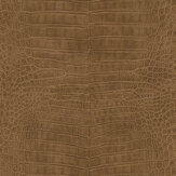 Imitation Crocodile Leather Wallpaper - Warm Brown - by Albany. Click for more details and a description.
