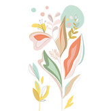 Abstract Bouquet Mural - Multi - by Metropolitan Stories. Click for more details and a description.