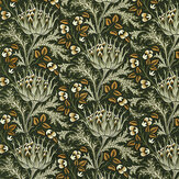 Artichoke Velvet  Fabric - Tump - by Morris. Click for more details and a description.