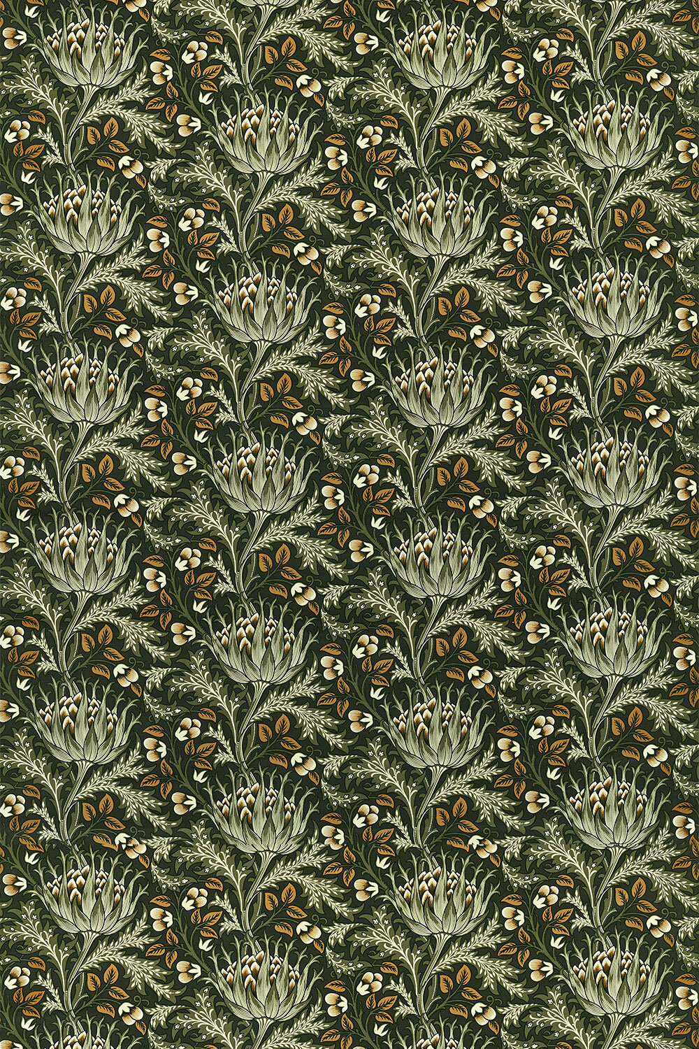 Artichoke Velvet  Fabric - Tump - by Morris