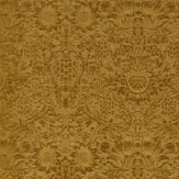 Sunflower Caffoy Velvet  Fabric - Sussex Rush - by Morris. Click for more details and a description.