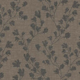 Floral Trail Motif Wallpaper - Earth - by Galerie. Click for more details and a description.
