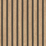 Wood Slat effect Wallpaper - Natural - by Albany. Click for more details and a description.
