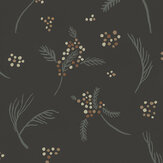 Algaida Wallpaper - Black - by Tres Tintas. Click for more details and a description.
