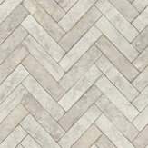 Herringbone Brickwork Wallpaper - Pale Grey - by Albany. Click for more details and a description.
