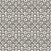 Flabelo Wallpaper - Beige and black - by Tres Tintas. Click for more details and a description.
