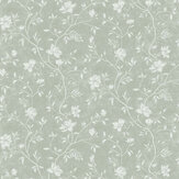 Floral Wallpaper - Sage - by Galerie. Click for more details and a description.